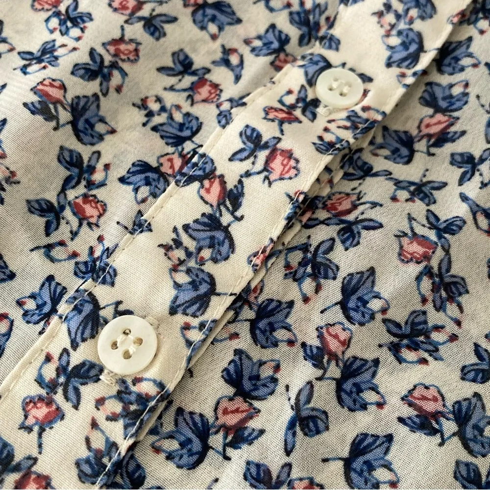NEW Floral Button-Up Shirt - Picture 4 of 6